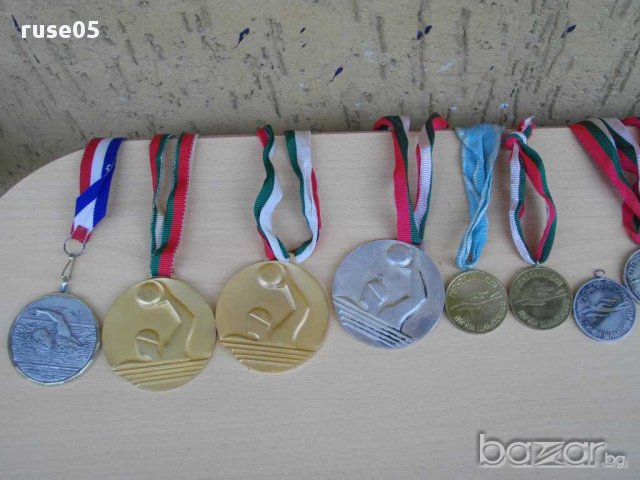 Лот от 18 бр. медала от плувни спортове, снимка 2 - Други ценни предмети - 15038650