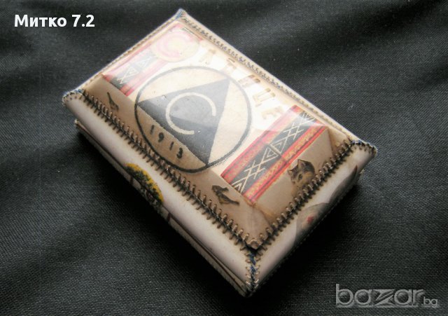 Стара ръчно изработена кутия, снимка 6 - Антикварни и старинни предмети - 17256439