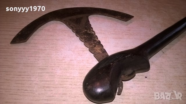 томаховка-метал/тик-48х16см-внос швеицария, снимка 14 - Колекции - 25986679