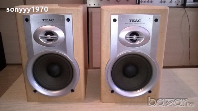 teac-2х50w/6ohm-2бр тонколони-28х26х17см-внос швеицария, снимка 4 - Тонколони - 18345544