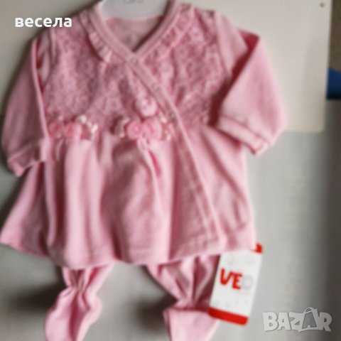 Бебешки дрешки розов цвят, снимка 1 - Детски комплекти - 24181061