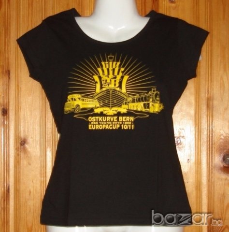 Буквално нова дамска черна тениска,М , снимка 3 - Тениски - 18368561