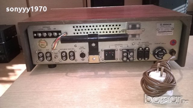 pioneer sx-440-stereo receiver-made in japan-внос англия, снимка 14 - Ресийвъри, усилватели, смесителни пултове - 19843547