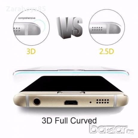 НОВО 3D Curved Tempered Glass Samsung A7 2017, снимка 2 - Фолия, протектори - 21210415