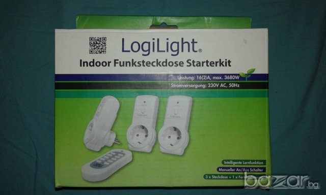 Щепсели с дистанционно LogiLaight немски, нови!, снимка 3 - Други стоки за дома - 17644379