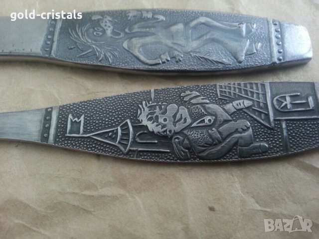 Руски комплект  прибори за хранене, снимка 11 - Антикварни и старинни предмети - 24069798