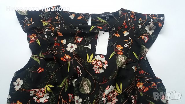 Дамска блузка WAREHOUSE, снимка 1 - Тениски - 22907369