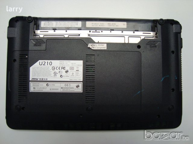MSI U210 MS-1241 лаптоп на части, снимка 3 - Части за лаптопи - 18948520