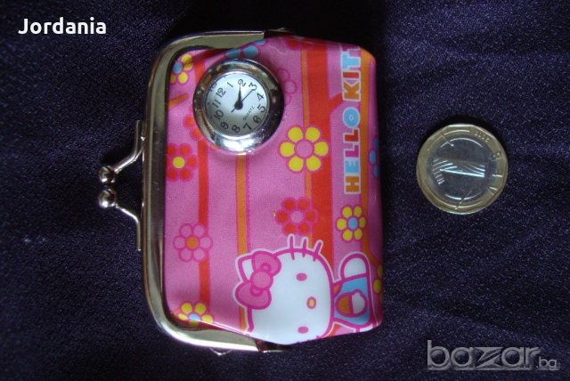 Оригинално детско портмоне с часовник-Hello Kitty;, снимка 7 - Други - 20754031