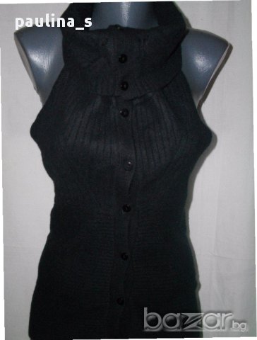 Дизайнерско бюстие меринос / ангора бюстие с гол гръб ”Zu+Elements” дизайн