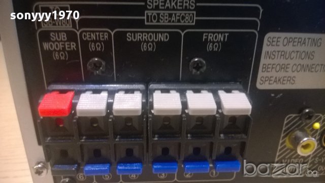 panasonic sa-ht80 dvd home theater sound system-178watts-внос швеицария, снимка 14 - Ресийвъри, усилватели, смесителни пултове - 10362176
