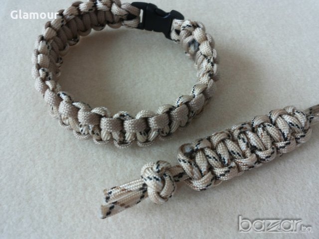 Паракорд гривна за мъже, снимка 2 - Гривни - 20350671