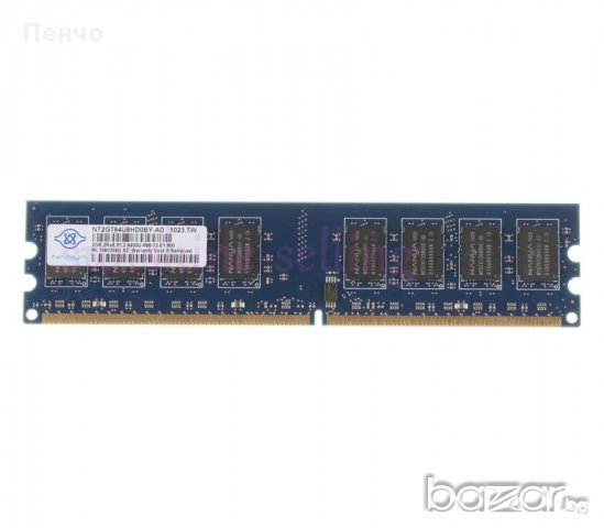 РАМ памет за INTEL процесор 4 GB 2 X 2GB DDR2 800MHz PC Desktop Dimm RAM PC2-6400U, снимка 3 - RAM памет - 20293982