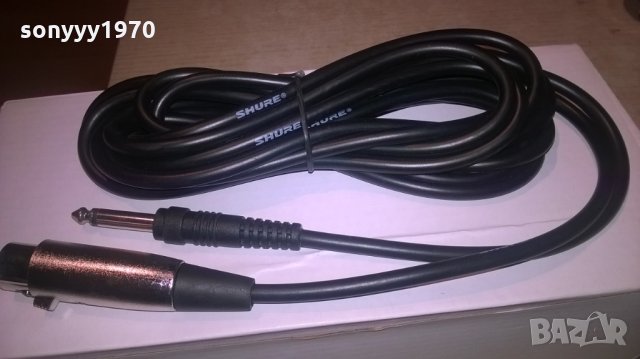 SHURE//shure-ПРОФИ-кабел за микрофон-нов-внос швеицария, снимка 7 - Микрофони - 25026749