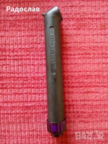 Български стар манометър за гуми, снимка 3 - Аксесоари и консумативи - 24832321