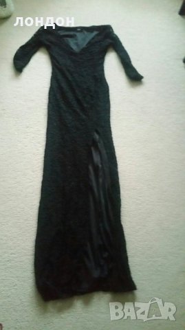 Дантелена рокля дълга от Лондон на Asos  162, снимка 1 - Рокли - 24592454