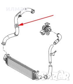 1521483 Маркуч за турбината за Форд Мондео ,Галакси 1,8tdci, снимка 3 - Части - 26090964