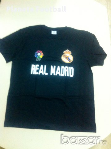 Черна Фен тениска на Реал Мадрид с Ваше име и номер! Real Madrid , снимка 1 - Тениски - 11530357