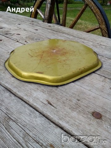 Стар поднос, снимка 5 - Антикварни и старинни предмети - 18708653