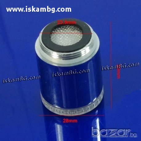 Светещ накрайник за чешма БЕЗ батерии модел 2 - код 0326, снимка 3 - Други - 13568890