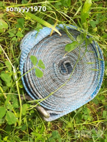 ЯК колан от тир-за теглене или укрепване-9 метра с метална кука, снимка 4 - Аксесоари и консумативи - 21652756