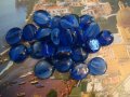 " Тъмно синъо " - стъклени перли, снимка 4