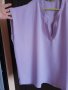 светло лилава шифонена блуза ХХЛ размер