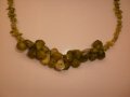  Гердан от естествени корали -зелен, снимка 6