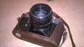 zenit b-made in ussr-ретро фотоапарат+кожен кобур, снимка 7
