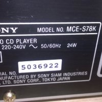 sony mce-s78k-video cd player-tokyo japan-внос швеицария, снимка 15 - Ресийвъри, усилватели, смесителни пултове - 26042672