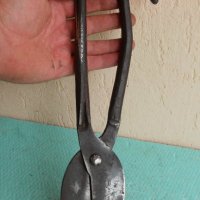  Стара ръчно кована ножица за ламарина , снимка 1 - Други инструменти - 25920546