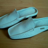 GREENFIELD - чисто нови затворени чехли от естествена кожа, снимка 1 - Чехли - 11556322