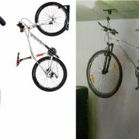 Стойка за колело за таванно закачане и стена-17-20-30-38лв, снимка 2 - Аксесоари за велосипеди - 23652272