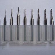 Фрезери цилиндрични Ф 0,6 - 1,5 мм твърдосплавни комплект за Дремел Dremel CNC, снимка 3 - Други инструменти - 17847368