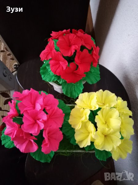 Цветя от хартия-иглики, снимка 1