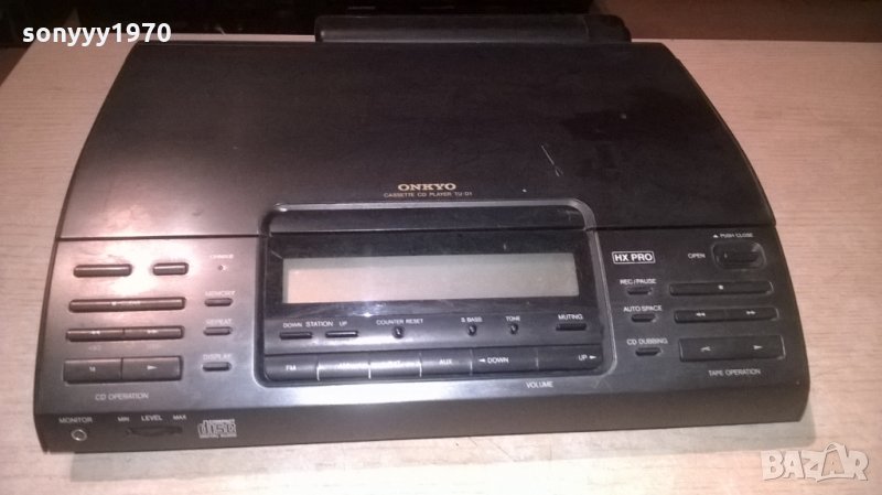 onkyo tu-d1 cd/deck/tuner-made in japan-внос швеицария, снимка 1