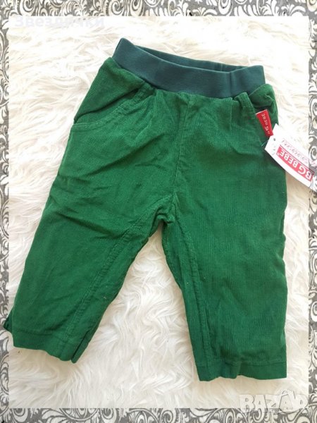  НАМАЛЕНИ Зелени термо джинси от BG Bebe  - 86, 98см./11748/, снимка 1