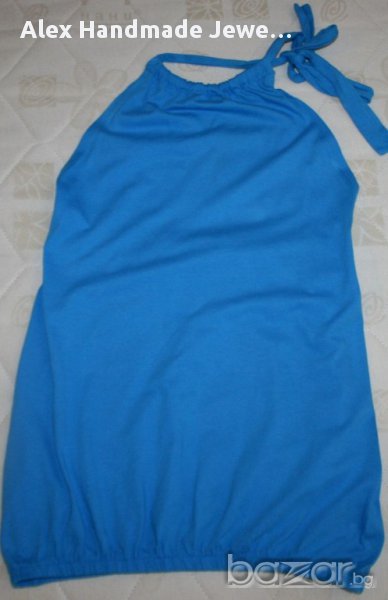 Светло син топ с гол гръб Calliope, снимка 1