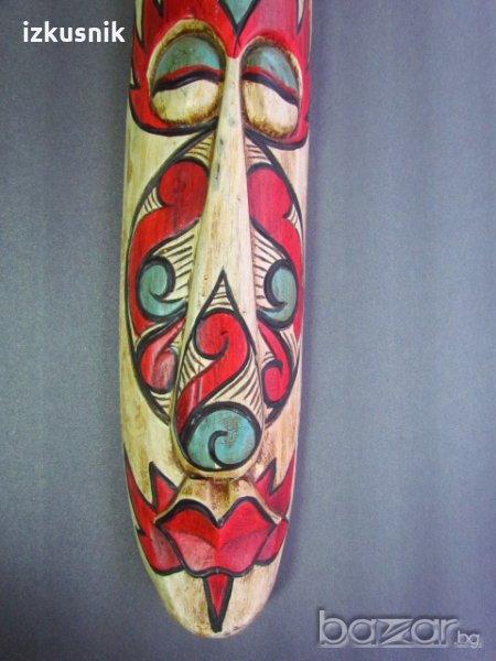 Автентична африканска маска, снимка 1