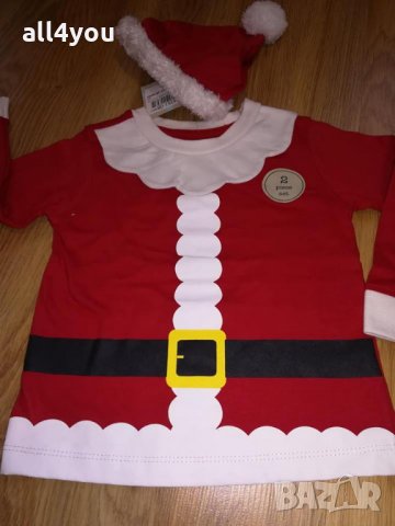 Нови английски коледни дрешки!, снимка 6 - Детски Блузи и туники - 23408522