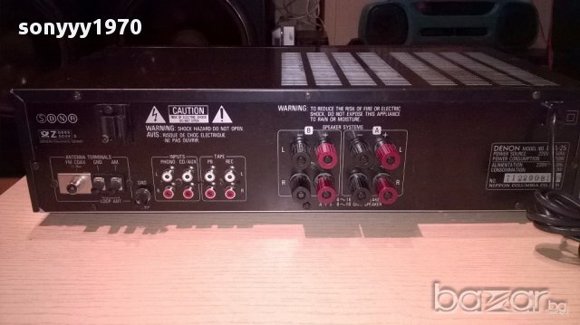 Denon dra-25 receiver-made in japan-внос швеицария, снимка 11 - Ресийвъри, усилватели, смесителни пултове - 14240634