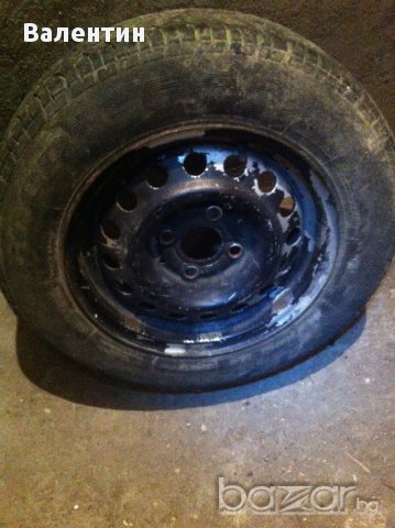  Резервна гума с джанта , снимка 1 - Гуми и джанти - 16163415