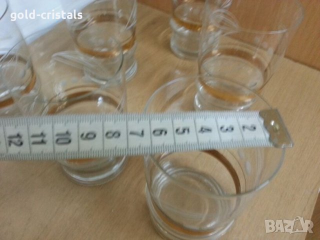  руски чаши гравирани с златен кант, снимка 8 - Антикварни и старинни предмети - 25654987