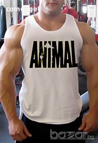 Fitness Mania! Мъжки потници и тениски Animal Power! Бъди различен поръчай с твоя снимка, снимка 2 - Тениски - 7946633