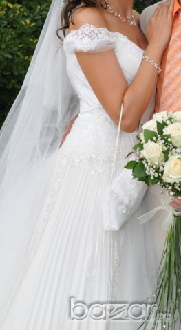 дизайнерска булченска рокля и аксесоари, снимка 9 - Рокли - 6873652