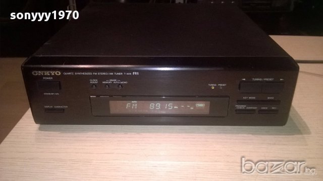 Onkyo t-409 stereo tuner-made in japan-внос швеицария, снимка 9 - Ресийвъри, усилватели, смесителни пултове - 15804349