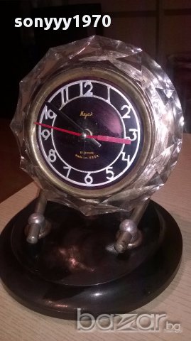 АНТИКА-Масивен руски часовник за колекция/ремонт 20х20см, снимка 7 - Антикварни и старинни предмети - 17922230