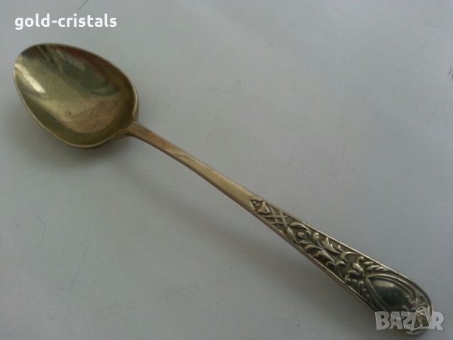 старинна посребрена лъжичка