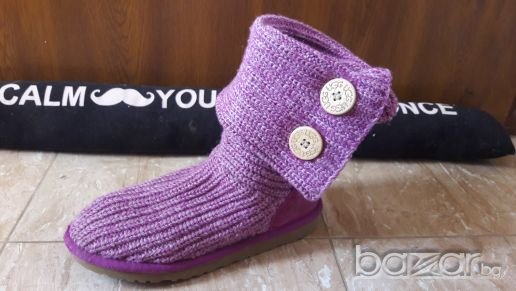 Дамски плетени ботуши Ugg 35 розови, снимка 10 - Дамски ботуши - 20268726