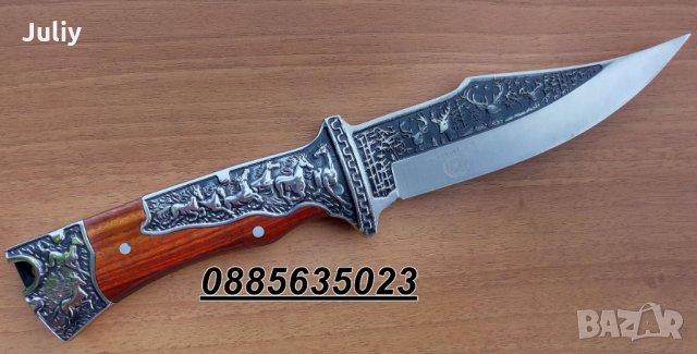 Ловен нож с фиксирано острие Columbia KB3189, снимка 2 - Други инструменти - 18340259